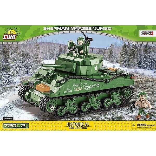 

Обучающий конструктор Sherman M4A3E2 Jumbo СОВІ 2550