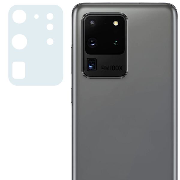 

Гибкое защитное стекло 0.18mm на камеру (тех.пак) для Samsung Galaxy S20 Ultra