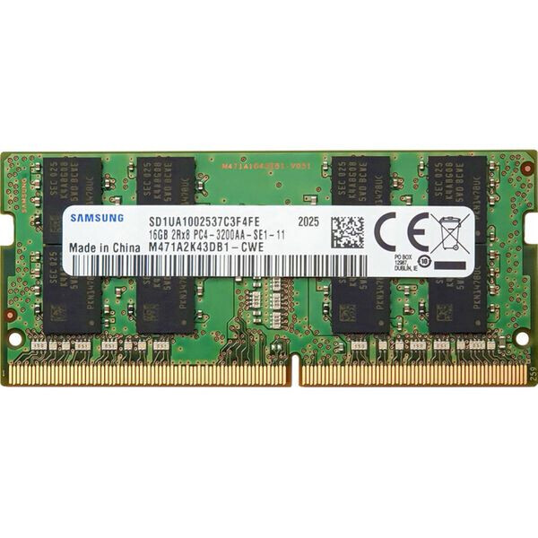 

Samsung SO-DIMM DDR4 3200MHz 16GB (M471A2K43DB1-CWE)