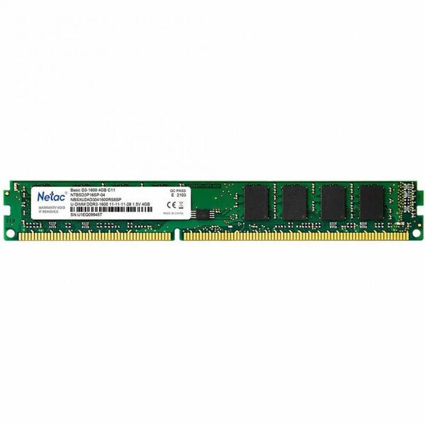 

Netac 4 GB DDR3L 1600 MHz (NTBSD3P16SP-04)