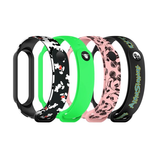 

Комплект ремешков ArmorStandart для Xiaomi Mi Band 6/5 Cartoon hand-drawn 4шт (ARM59730)