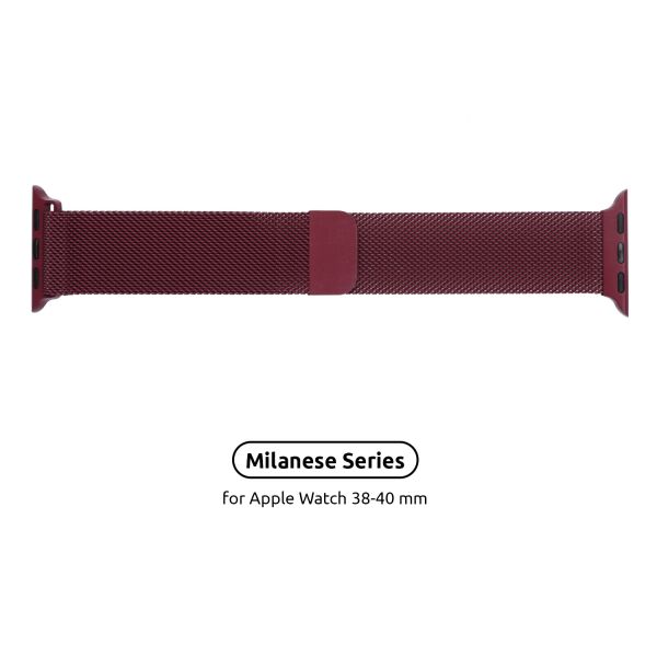 

Ремешок ArmorStandart Milanese Loop Band для Apple Watch All Series 38/40 mm Burgundy (ARM55255)