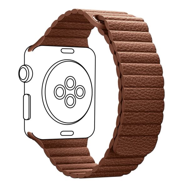 

Ремешок ArmorStandart Leather Loop для Apple Watch 38mm/40mm Saddle Brown (ARM57843)