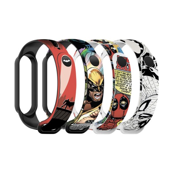 

Комплект ремешков ArmorStandart для Xiaomi Mi Band 6/5 Superhero 4шт (ARM59728)