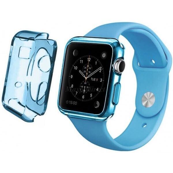 

Защитный чехол ArmorStandart для Apple Watch 42mm/44mm Clear Blue (ARM44956)