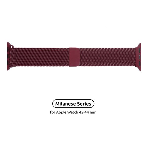 

Ремешок ArmorStandart Milanese Loop Band для Apple Watch All Series 42/44 mm Burgundy (ARM55263)
