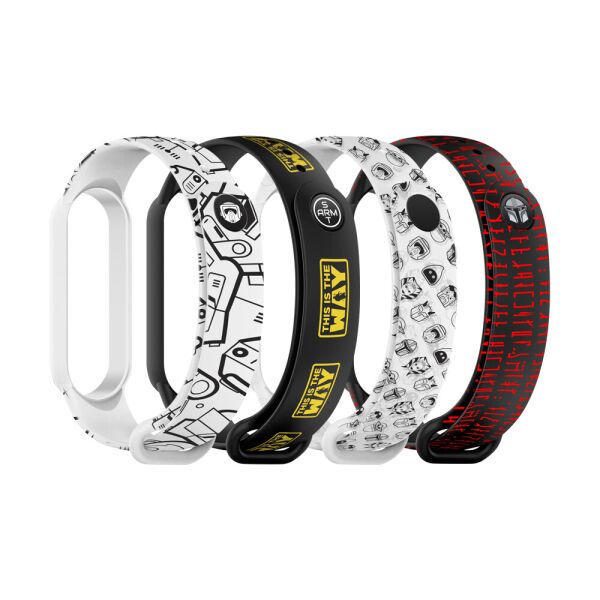 

Комплект ремешков ArmorStandart для Xiaomi Mi Band 6/5 Dark Yo 4шт (ARM59731)