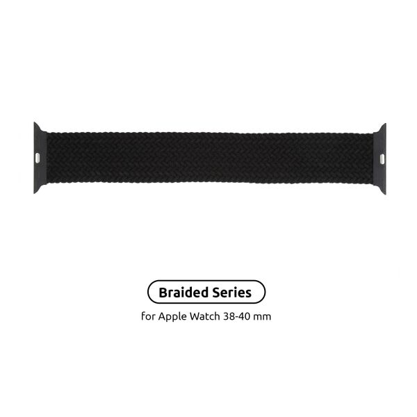 

Ремешок ArmorStandart Braided Solo Loop для Apple Watch 38mm/40mm Charcoal Size 6 (144 mm) (ARM58062)