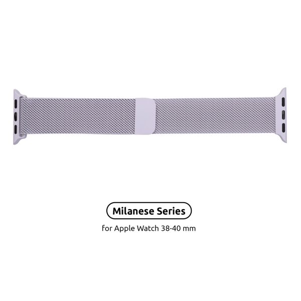 

Ремешок ArmorStandart Milanese Loop Band для Apple Watch All Series 38/40 mm Light Purple (ARM55250)