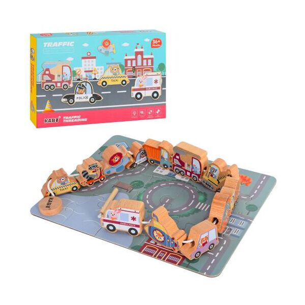 

Деревянная игрушка Шнуровка Bambi MD 1800