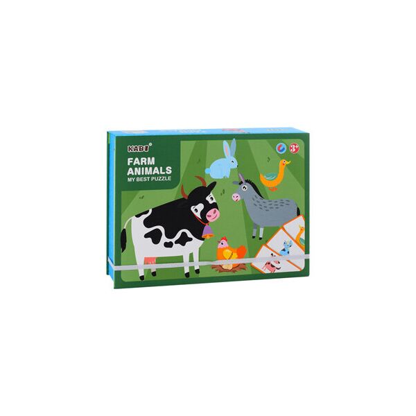 

Деревянная игрушка Пазлы Bambi MD 1799-1