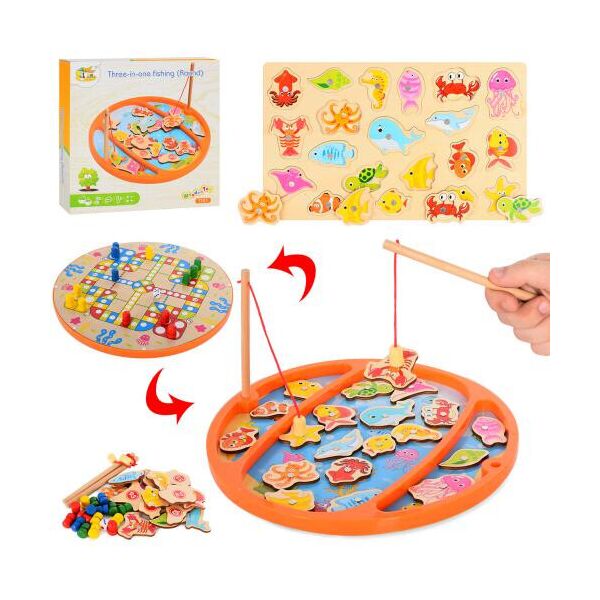 

Деревянная игрушка Рыбалка Bambi MD 1785