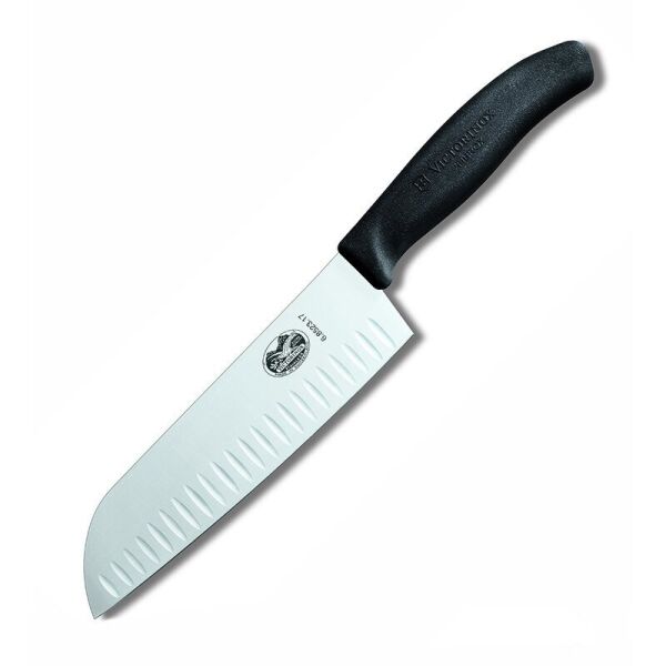 

Нож Victorinox SwissClassic Santoku 17 см блистер Черный