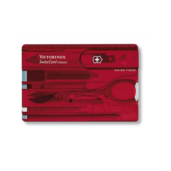

Многофункциональная карта с инструментами SwissCard Victorinox Красный