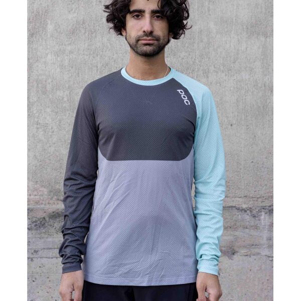 

Велоджерси POC MTB Pure LS Jersey L Серый-Голубой