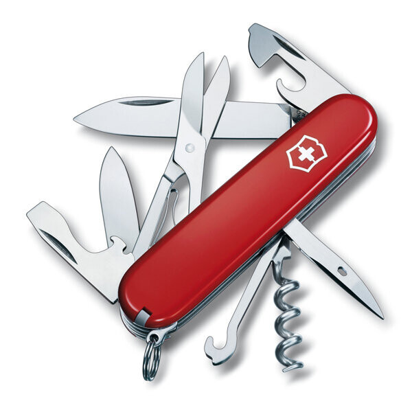 

Нож туристический Victorinox Swiss Army Climber Красный