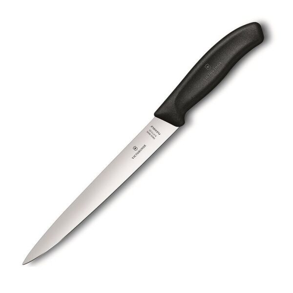 

Нож Victorinox SwissClassic Filleting Flex 20 см блистер Черный