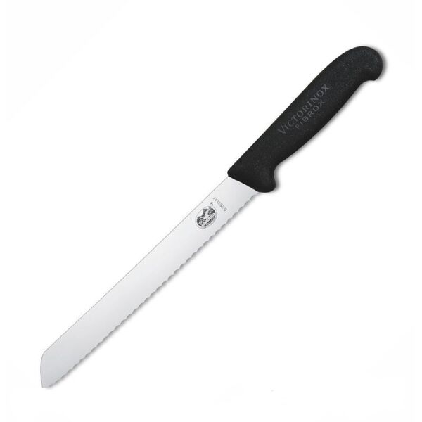 

Нож Victorinox Fibrox Bread 21 см Черный