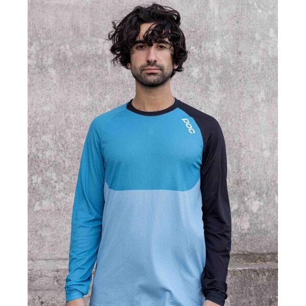 

Велоджерси POC MTB Pure LS Jersey L Черный-Голубой