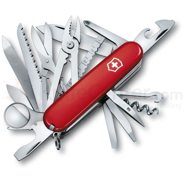 

Нож складной, мультитул Victorinox Swisschamp (91 мм, 33 функции) Красный