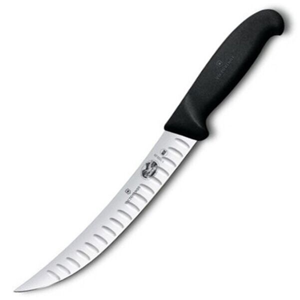 

Нож кухонный Victorinox Fibrox Butcher 25см Черный