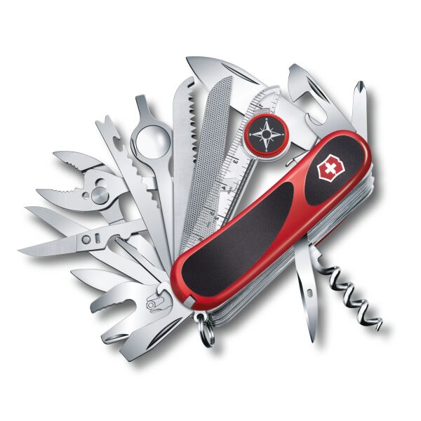 

Нож Victorinox Delemont EvoGrip S54 Черный-Красный