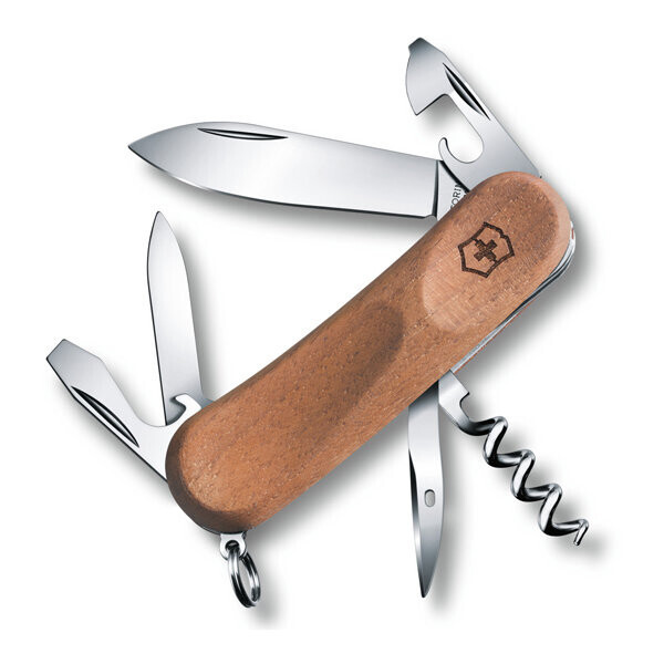

Нож складной Victorinox Delemont EvoWood 10 Коричневый