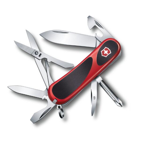 

Нож складной Victorinox Delemont EvoGrip 16 Черный-Красный