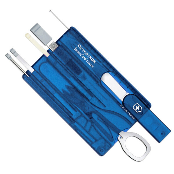 

Многофункциональная карта с инструментами SwissCard Victorinox Lite Синий