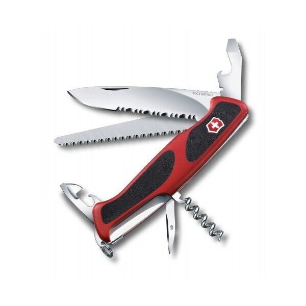 

Нож Victorinox RangerGrip 155 Черный-Красный
