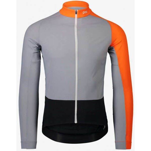 

Велоджерси POC Essential Road Mid LS Jersey L Серый-Оранжевый