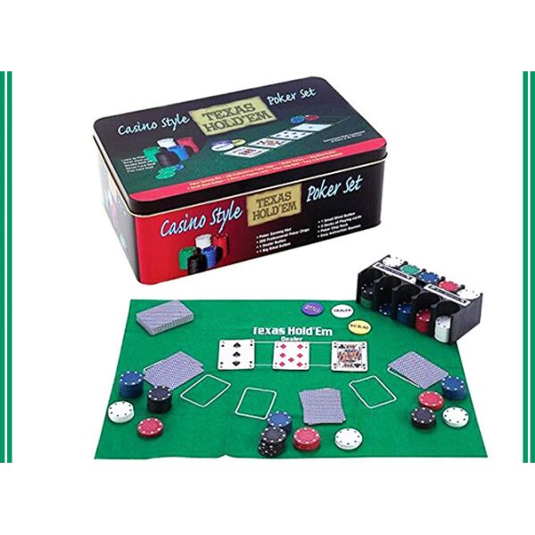 

Покер Набор Casino Style Texas Holdem Poker Set