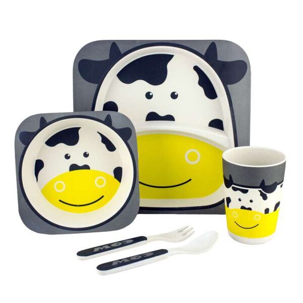 

Набор детской посуды из 5 предметов бамбук Bamboo Fibre kids set корова 148922