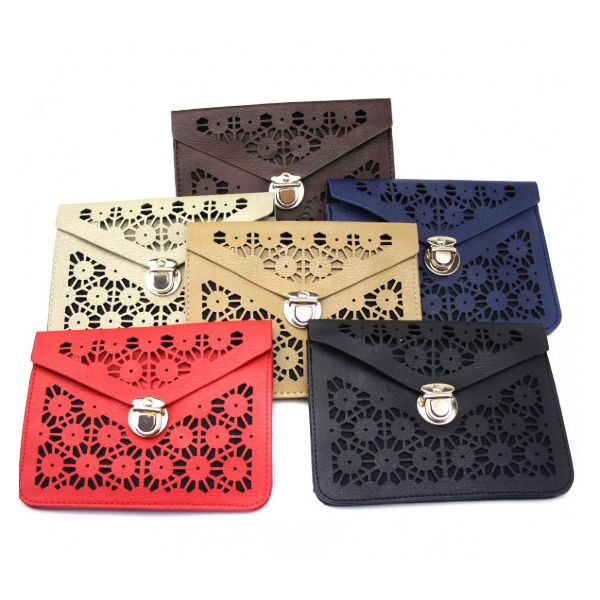 

Женская Сумка Клатч Однотонная С Ажурным Узором Модель №СП-55-2 Размер 13х18 См Цвет В Ассортименте