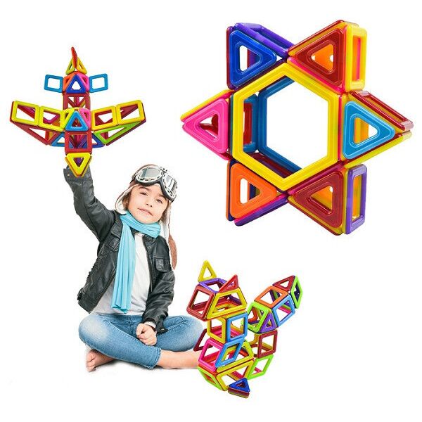 

Развивающий 3D Магнитный Конструктор 48 Деталей