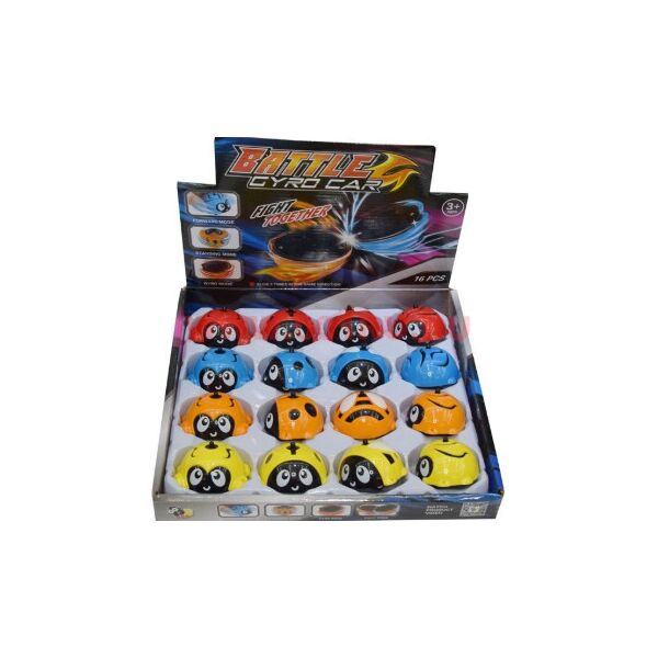 

Детская Игрушка Машинка Battle Gyro Car Божья Коровка 16 шт в Упаковке
