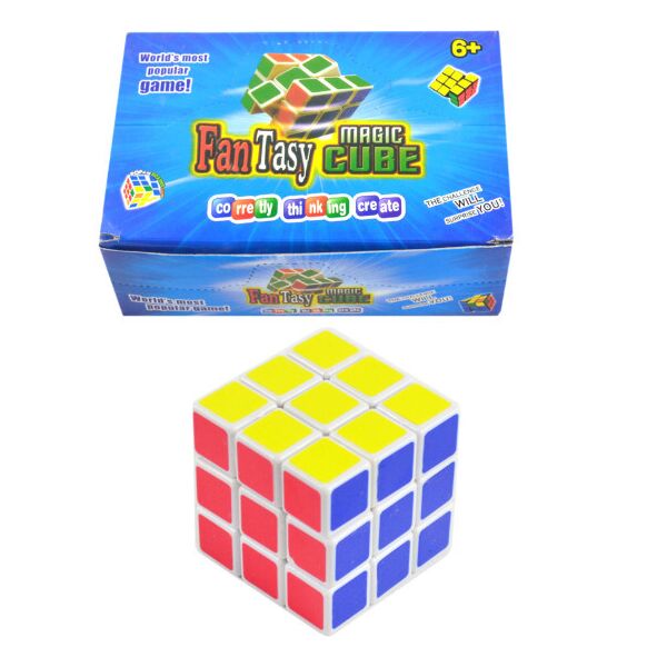 

Кубик Рубика Fan Tasy Cube Цветной 6 Шт В Упаковке Размер 5,5 х 5,5 х 5,5 См