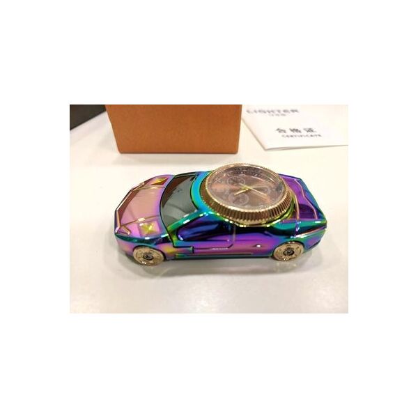 

Электронная Аккумуляторная Металлическая Зажигалка 813 USB + Часы