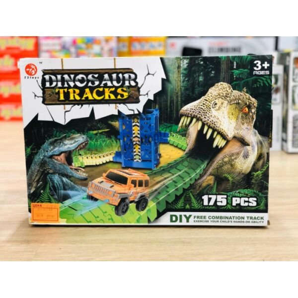 

Большой Гибкий Трек Динозавр Трек Dinosaur Tracks 175 Деталей