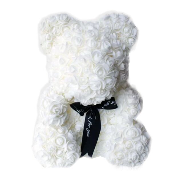 

Bears from roses Белый