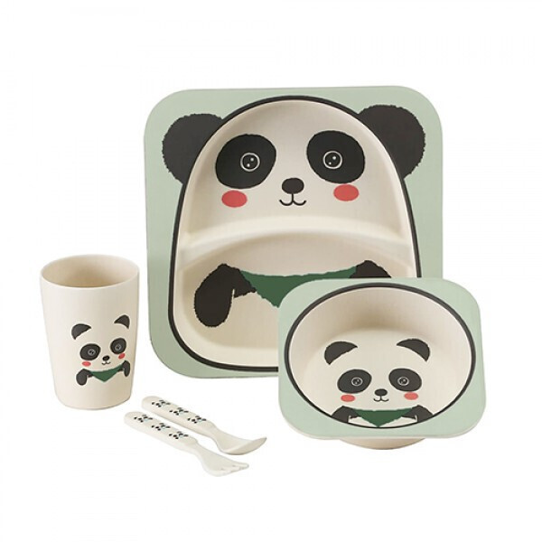 

Набор детской посуды из 5 предметов бамбук Bamboo Fibre kids Set панда 153980