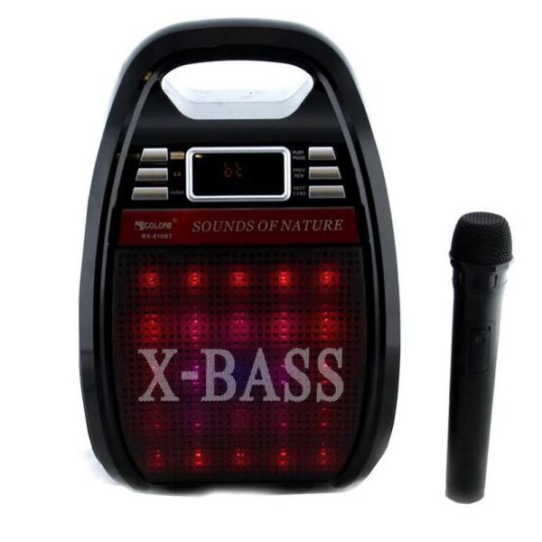 

Портативная акустическая система Golon RX-810 BT с микрофоном и светомузыкой bluetooth 183454
