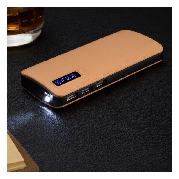 

Портативная зарядка фонарик Smart Tech 50000 mAh PowerBank Коричневая 184507