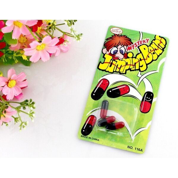 

Розыгрыш Бешеная Прыгающая Капсула Mystery Jumping Beans Прикол в Упаковке 24 шт