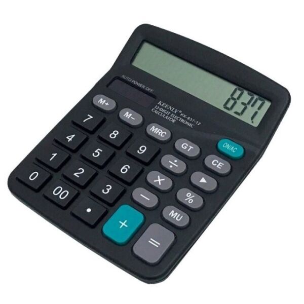 

Калькулятор чисел Keenly KK 837-12 настольный черный