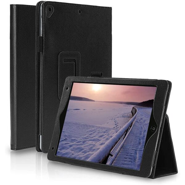 

Чехол-книжка Litchi Leather Case для Apple iPad 10.2" / iPad 10.5" (Wake / Sleep) Black