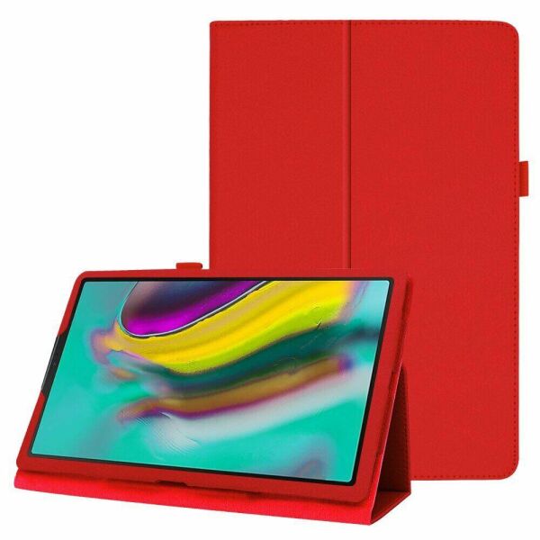 

Чехол-книжка Litchi Leather Case для Samsung Galaxy Tab S5E 10.5 T720 / T725 (Wake / Sleep) Red