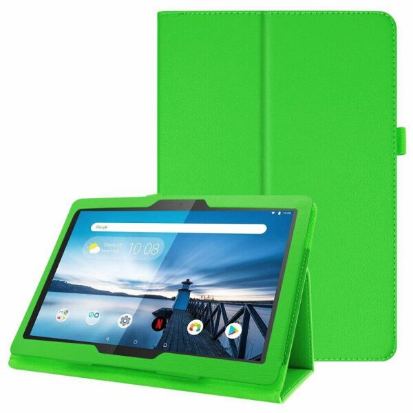 

Чехол-книжка Litchi Leather Case для Lenovo Tab M10 / P10 (Wake / Sleep) Green