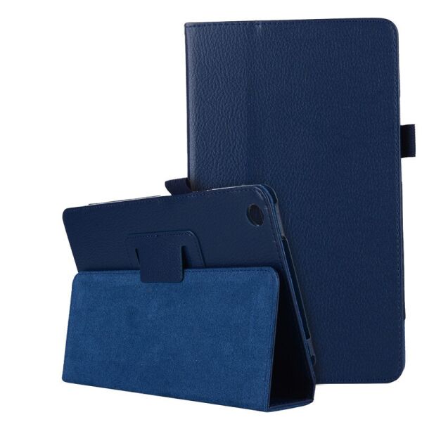 

Чехол-книжка Litchi Leather Case для Huawei MediaPad T3 8 Dark Blue
