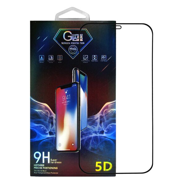 

Защитное стекло Premium Glass 5D Full Glue для Apple iPhone 12 Pro Max Black